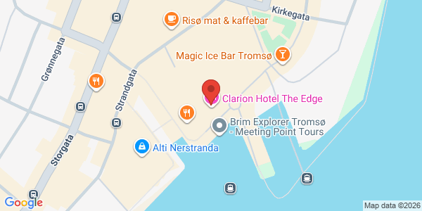 Kart som viser hvor arrangementet foregår