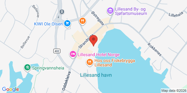 Kart som viser hvor arrangementet foregår