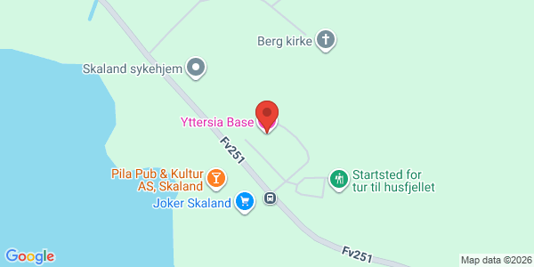 Kart som viser hvor arrangementet foregår