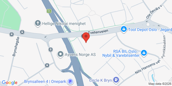 Map displaying event location