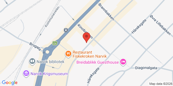 Map displaying event location