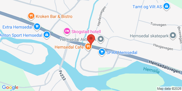 Kart som viser hvor arrangementet foregår