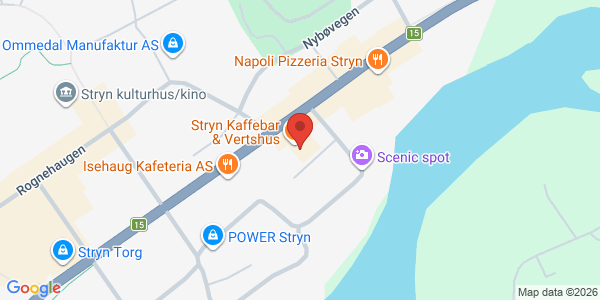Map displaying event location