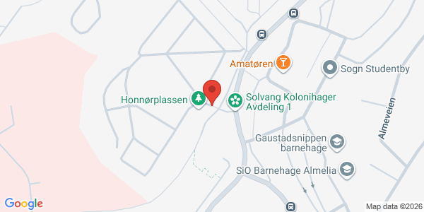 Kart som viser hvor arrangementet foregår