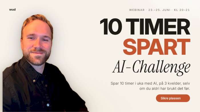 10 timer spart AI-challenge