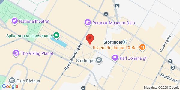 Kart som viser hvor arrangementet foregår