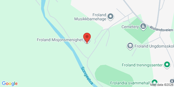 Map displaying event location