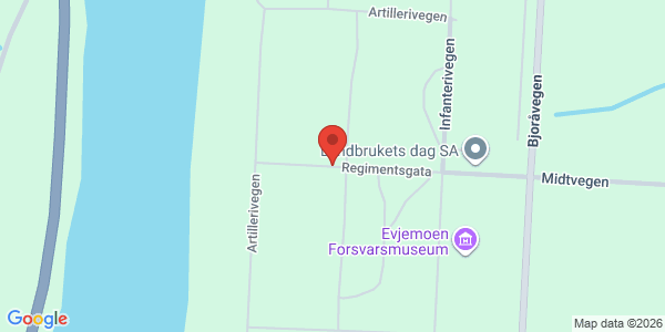 Kart som viser hvor arrangementet foregår