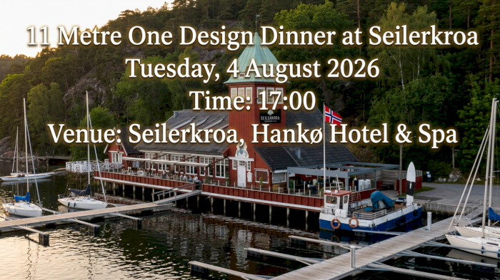 11 Metre One Design Dinner at Seilerkroa