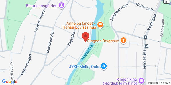Map displaying event location