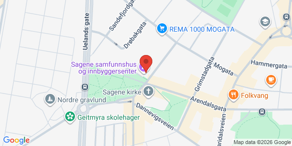 Map displaying event location