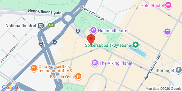 Kart som viser hvor arrangementet foregår