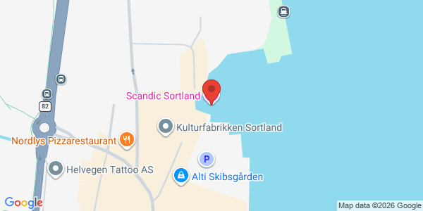 Kart som viser hvor arrangementet foregår