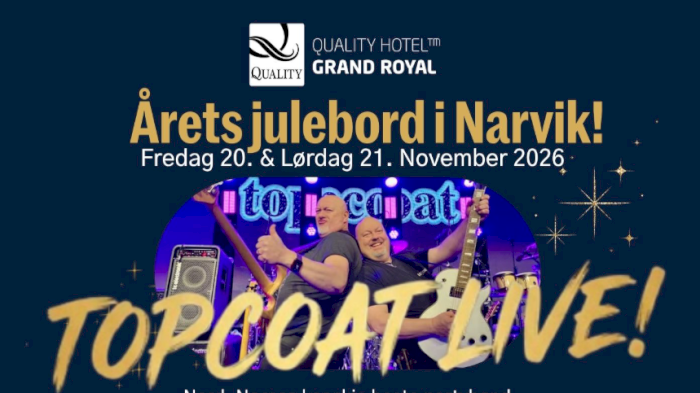 Årets julebord på Quality Hotel Grand Royal