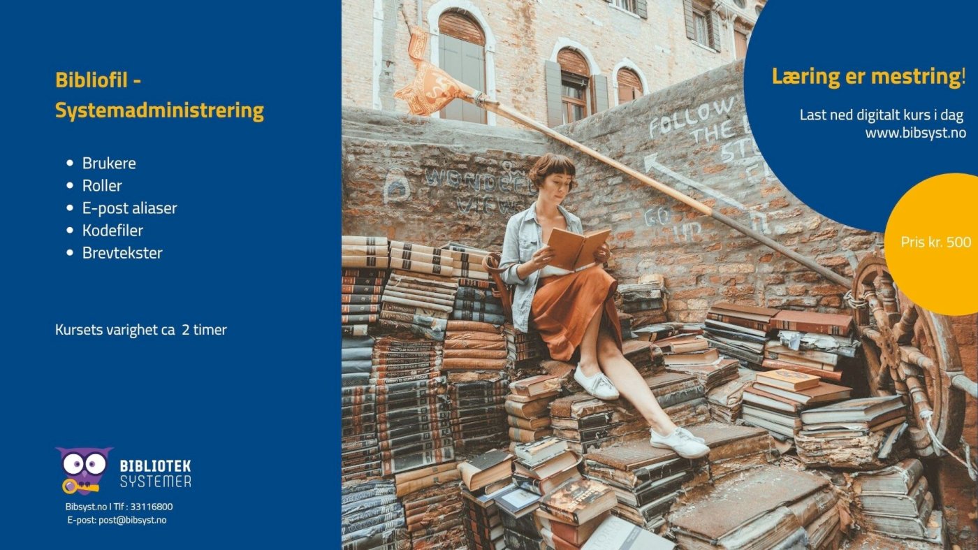 Bibliofil - Systemadministrering