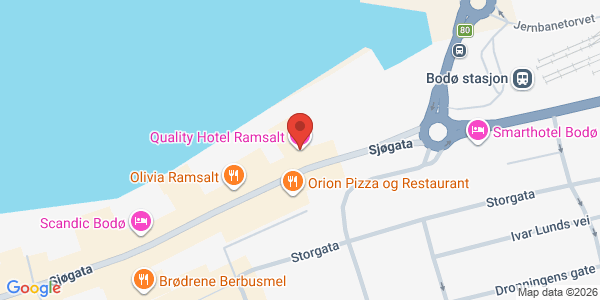 Kart som viser hvor arrangementet foregår