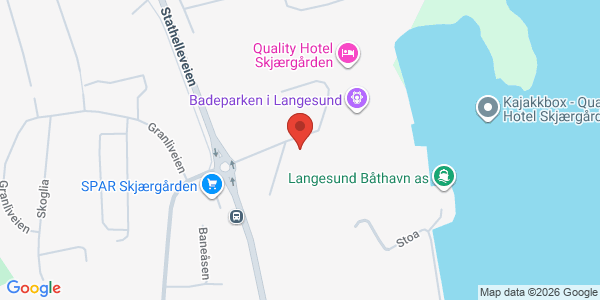 Kart som viser hvor arrangementet foregår