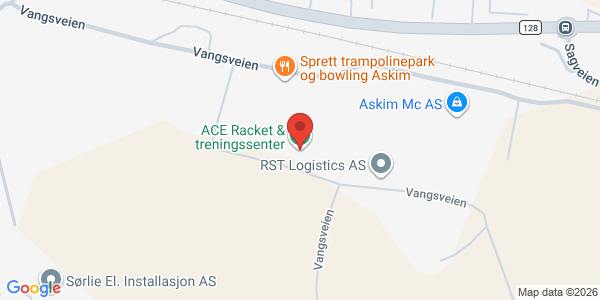 Kart som viser hvor arrangementet foregår