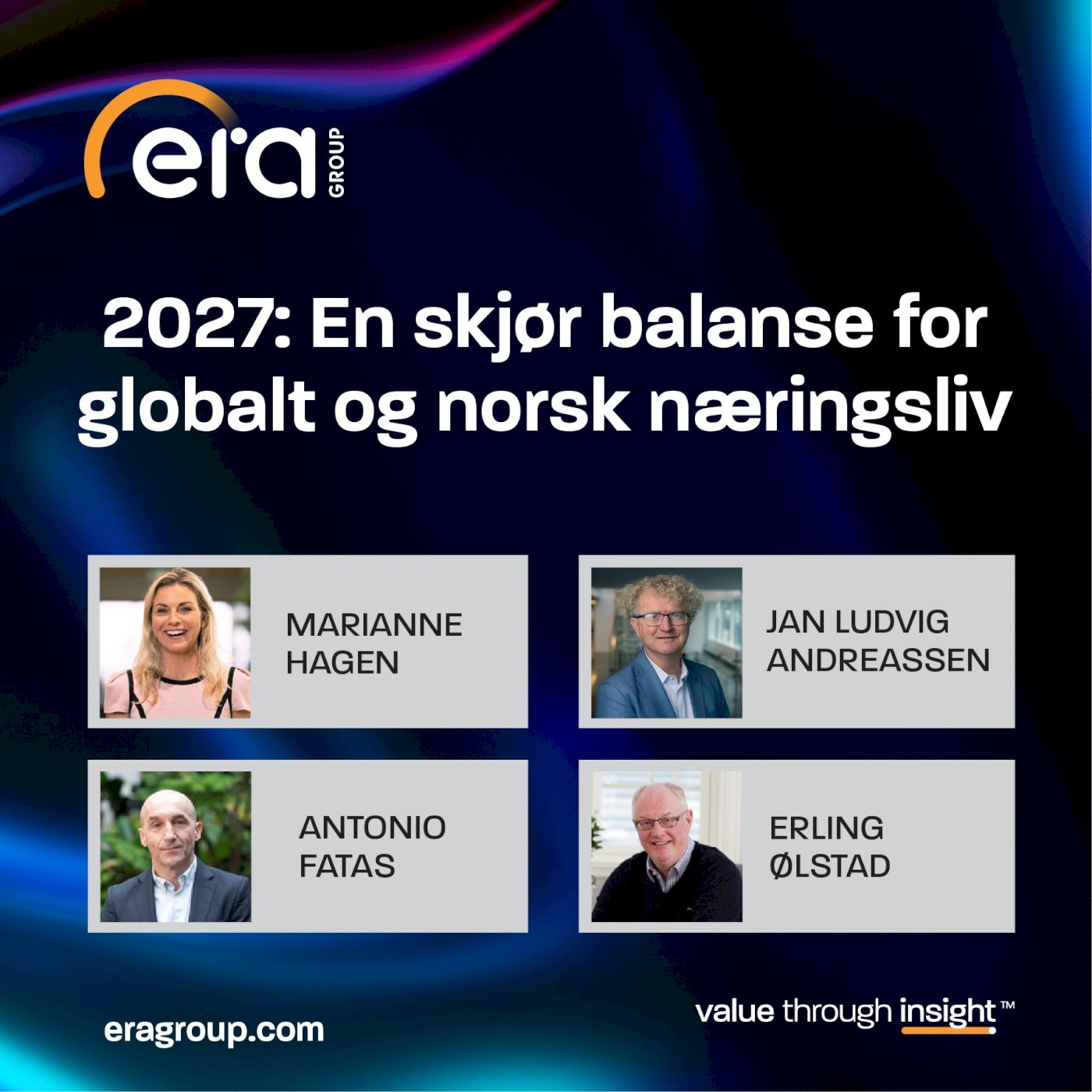 2027 - En skjør balanse for globalt og norsk næringsliv