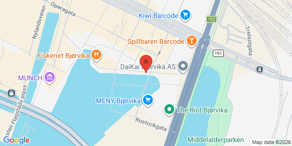 Map displaying event location