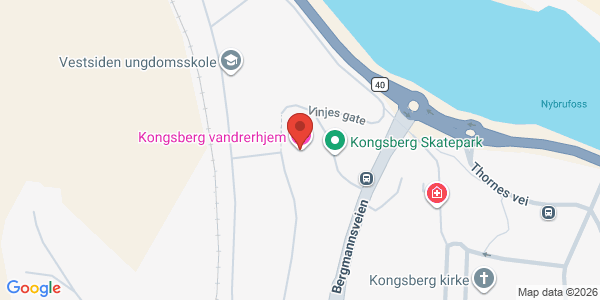 Kart som viser hvor arrangementet foregår