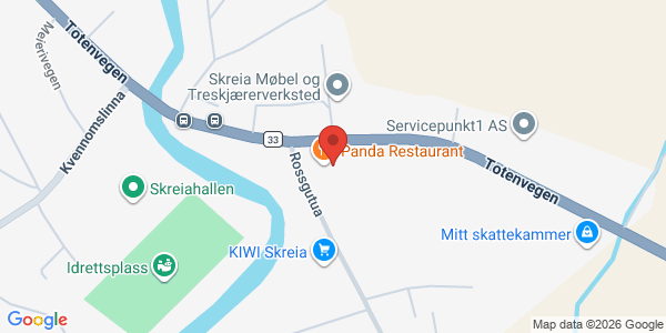 Kart som viser hvor arrangementet foregår